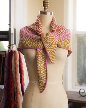 Adobe Mosaic Kerchief Knitting Kit (Medium)
