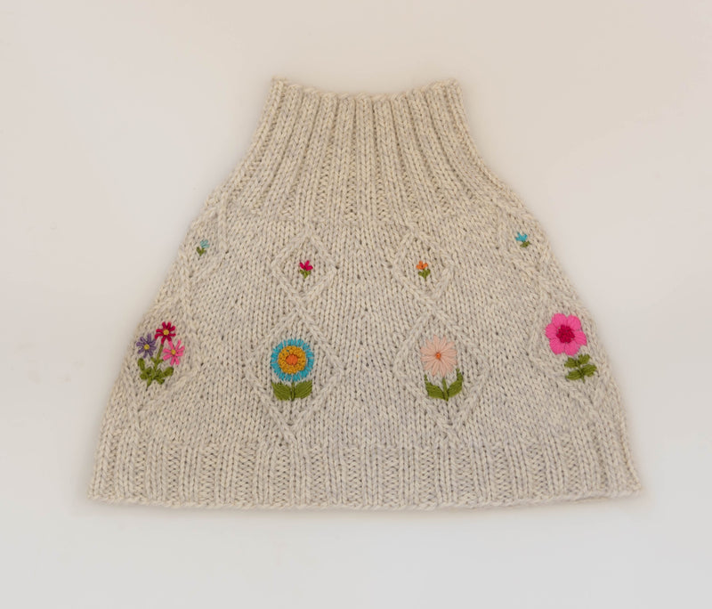 A. Opie Designs - Shelby Cowl Knitting Kit and Embroidery Bundle