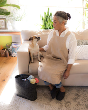 Wool Felt Tote - Grey