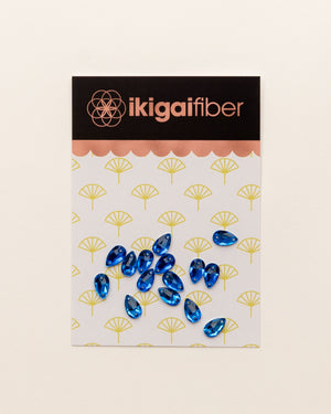 Sew-On Tear Drop Crystals