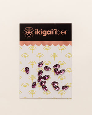 Sew-On Tear Drop Crystals